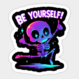 be yourself Sticker